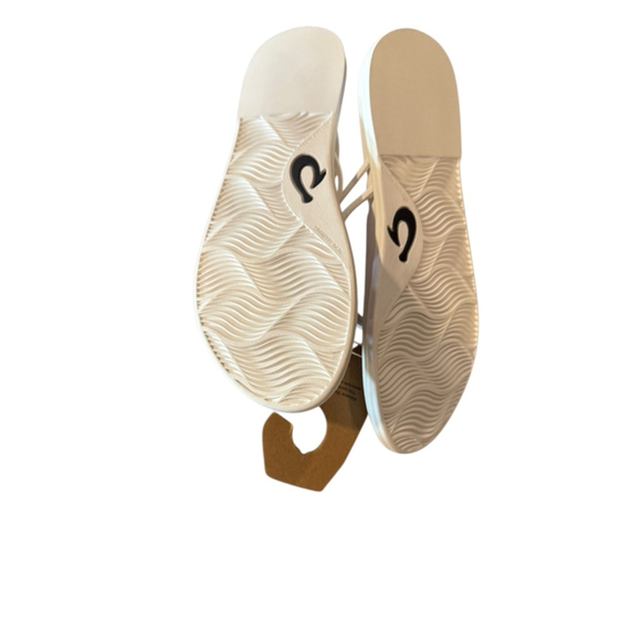 Women's OluKai AKA Sandals Size 8 White - Picture 4 of 5